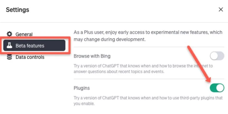 Enable Plugins in ChatGPT