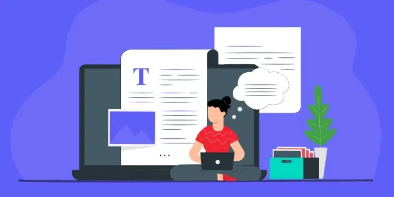 AI chatbot creating content templates