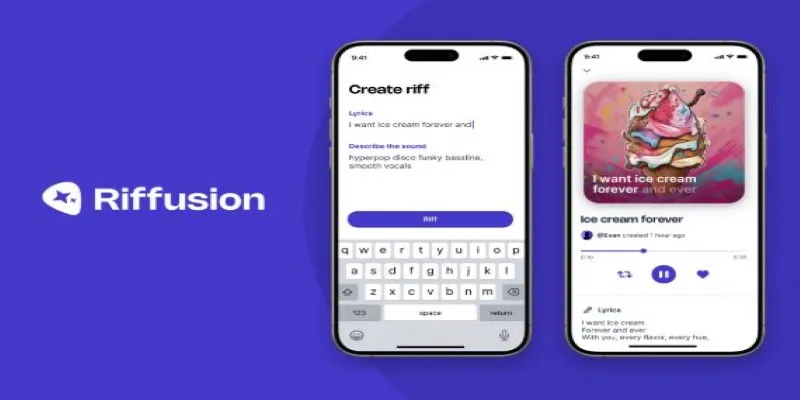 A creative process using Riffusion