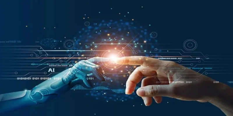A person contemplating the differences between AI and human intelligence