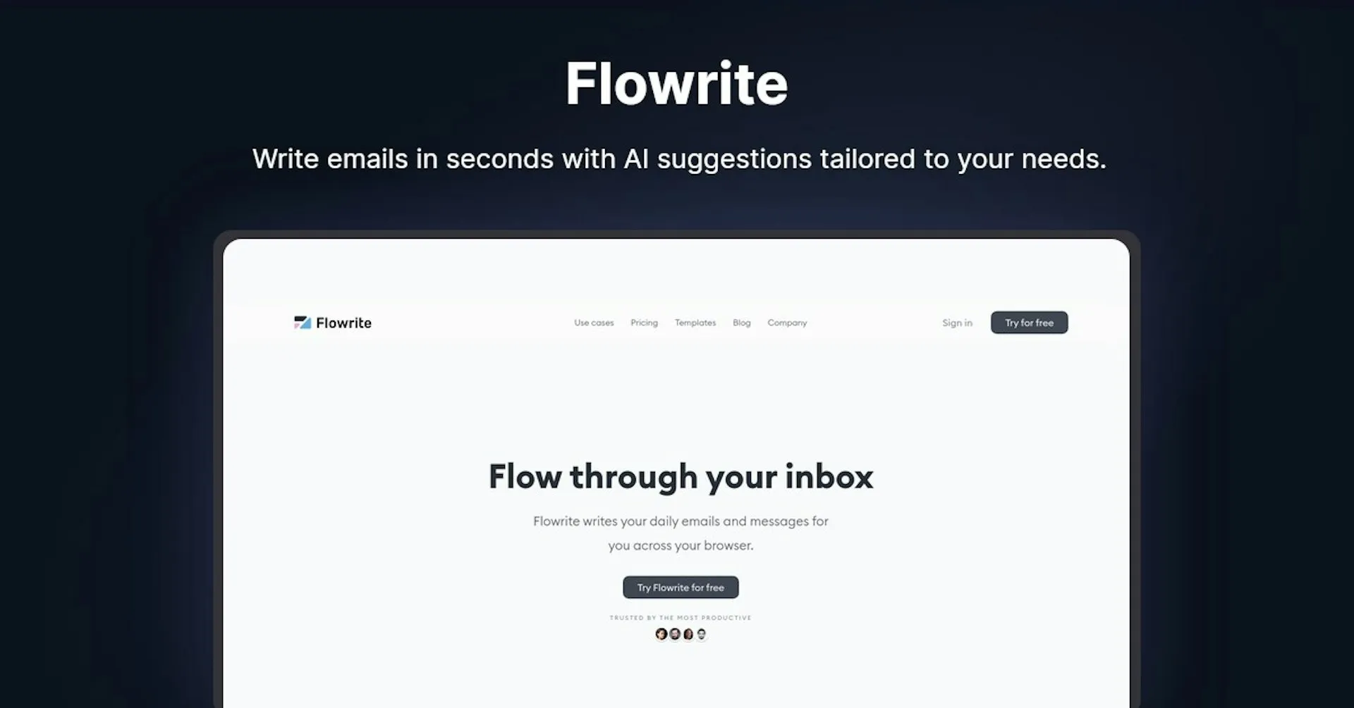 Flowrite Interface