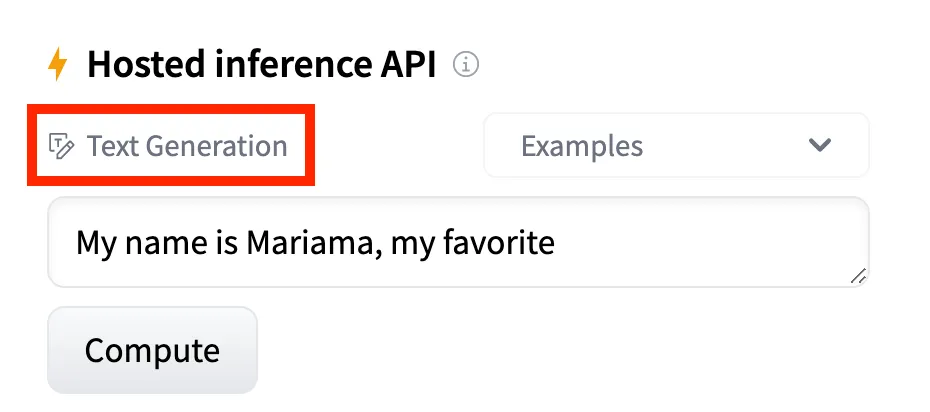 Hugging Face Hosted Inference API