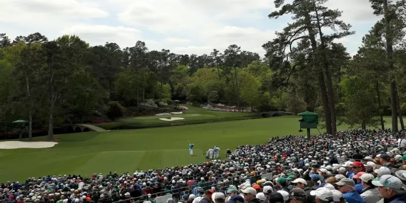 Aerial view of Augusta National Golf Club