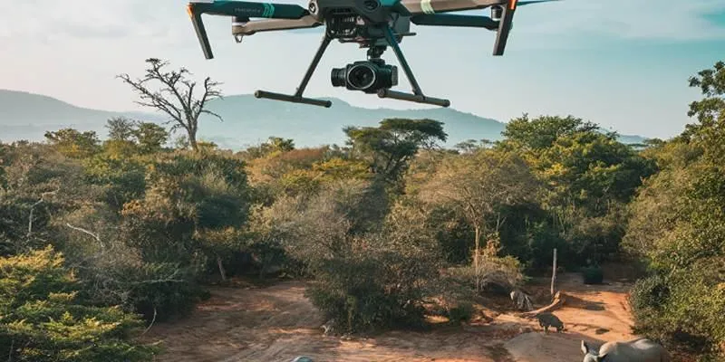 Wildlife monitoring drone