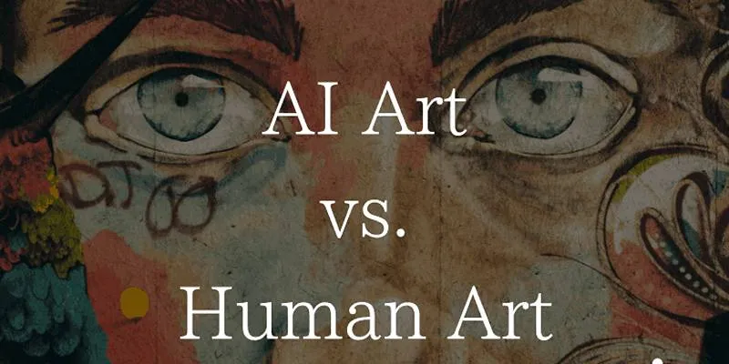 Comparison between human and AI-created art