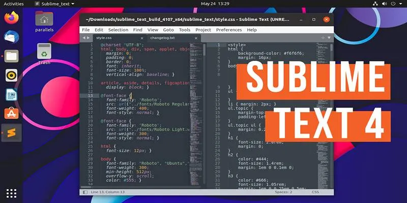 Sublime Text 4 Image