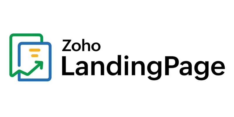 Zoho CRM AI-powered landing page