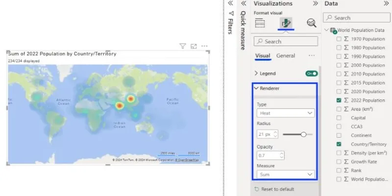 Comparison of Heatmap Methods in Power
BI