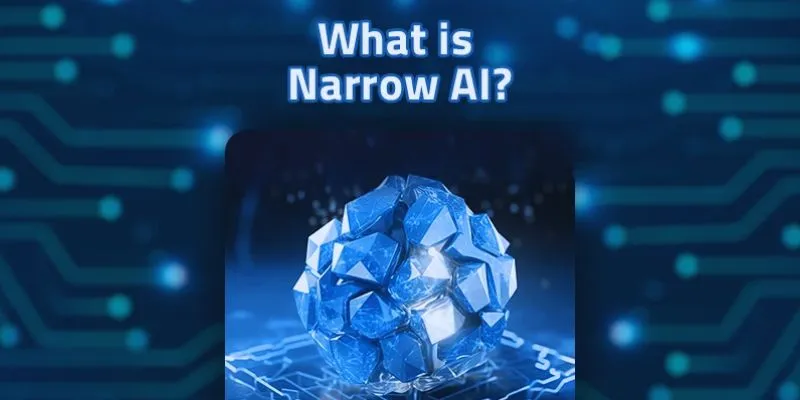 Diagram illustrating the workings of narrow AI