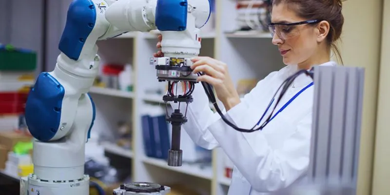 Collaborative robots in a manufacturing setting