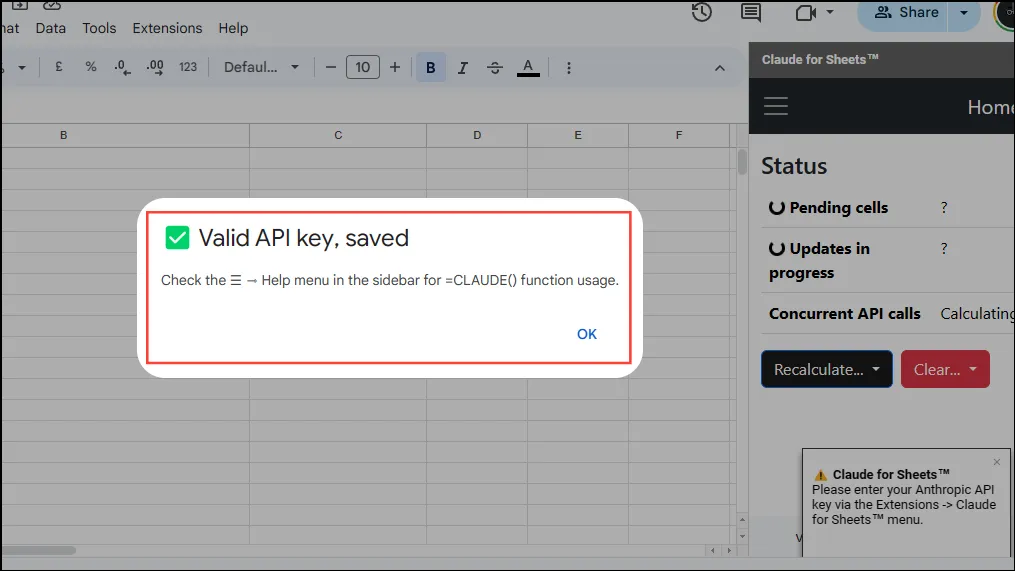 Claude API access