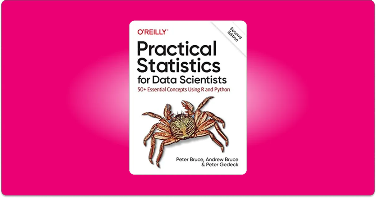 Practical Statistics for Data Scientists Book Cover