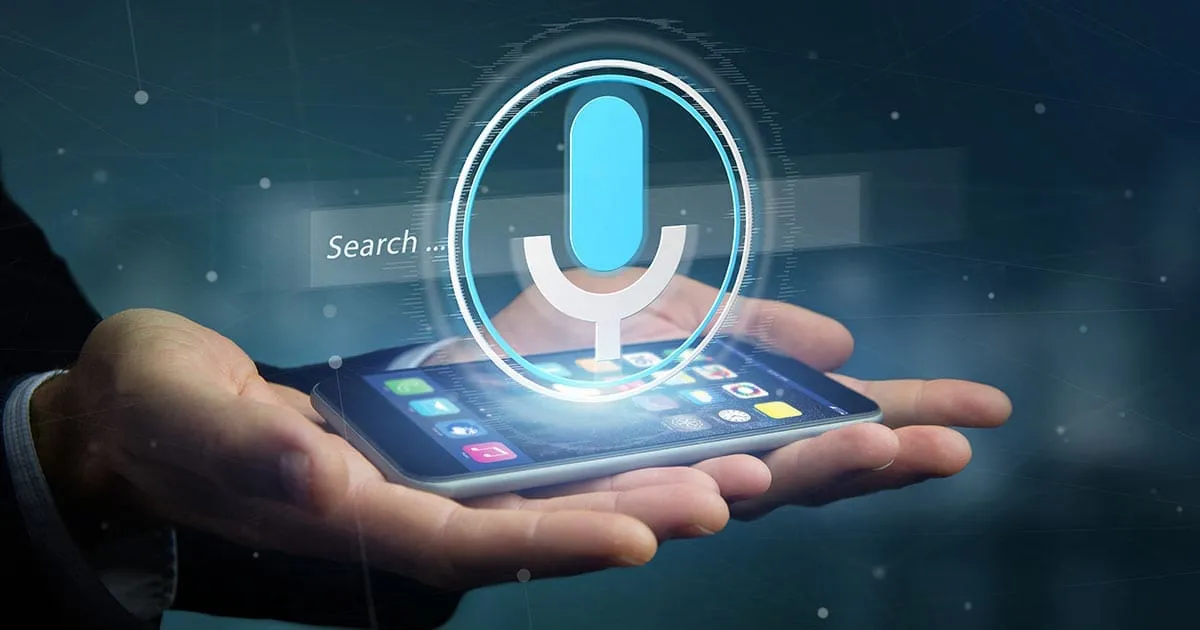 Voice search illustration