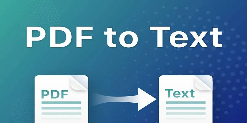 Convert PDF to text-based format