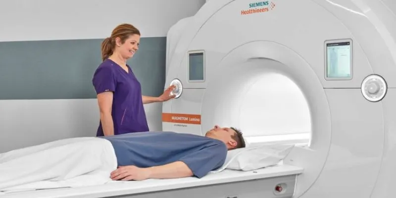 Medical image segmented using U-Net